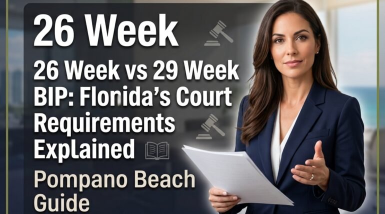 26 Week vs 29 Week BIP Florida's Court Requirements Explained Pompano Beach Guide