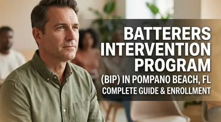 Batterers Intervention Program (BIP) in Pompano Beach, FL Complete Guide & Enrollment 