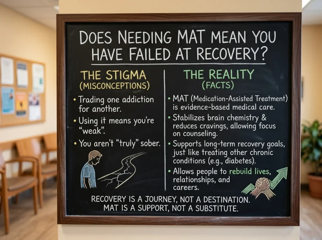 Does Needing MAT Mean You Have Failed at Recovery