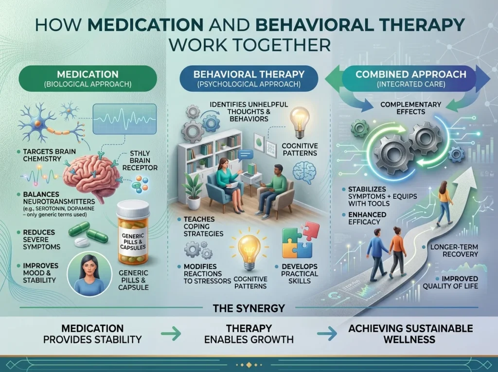 How Medication and Behavioral Therapy Work Together