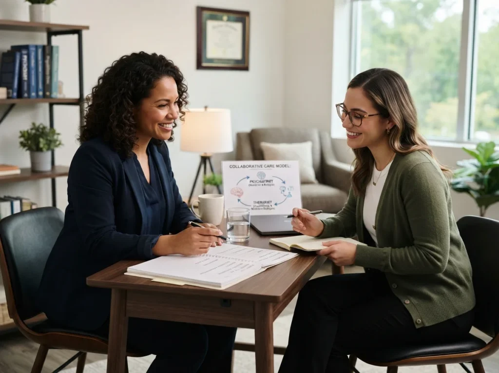 How a Psychiatrist and Therapist Can Complement Each Other